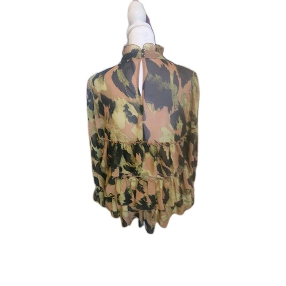 Aydson Parker Tiered Ruffle Chiffon Blouse - Picture 4 of 9